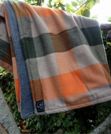 Manta de cashmere escocesa